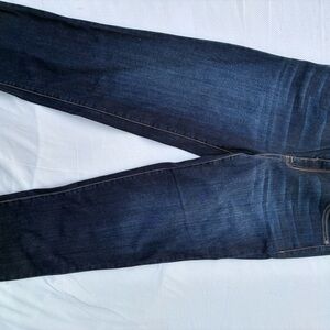 7 For All Mankind Dark Blue Women's Cropped Jeans